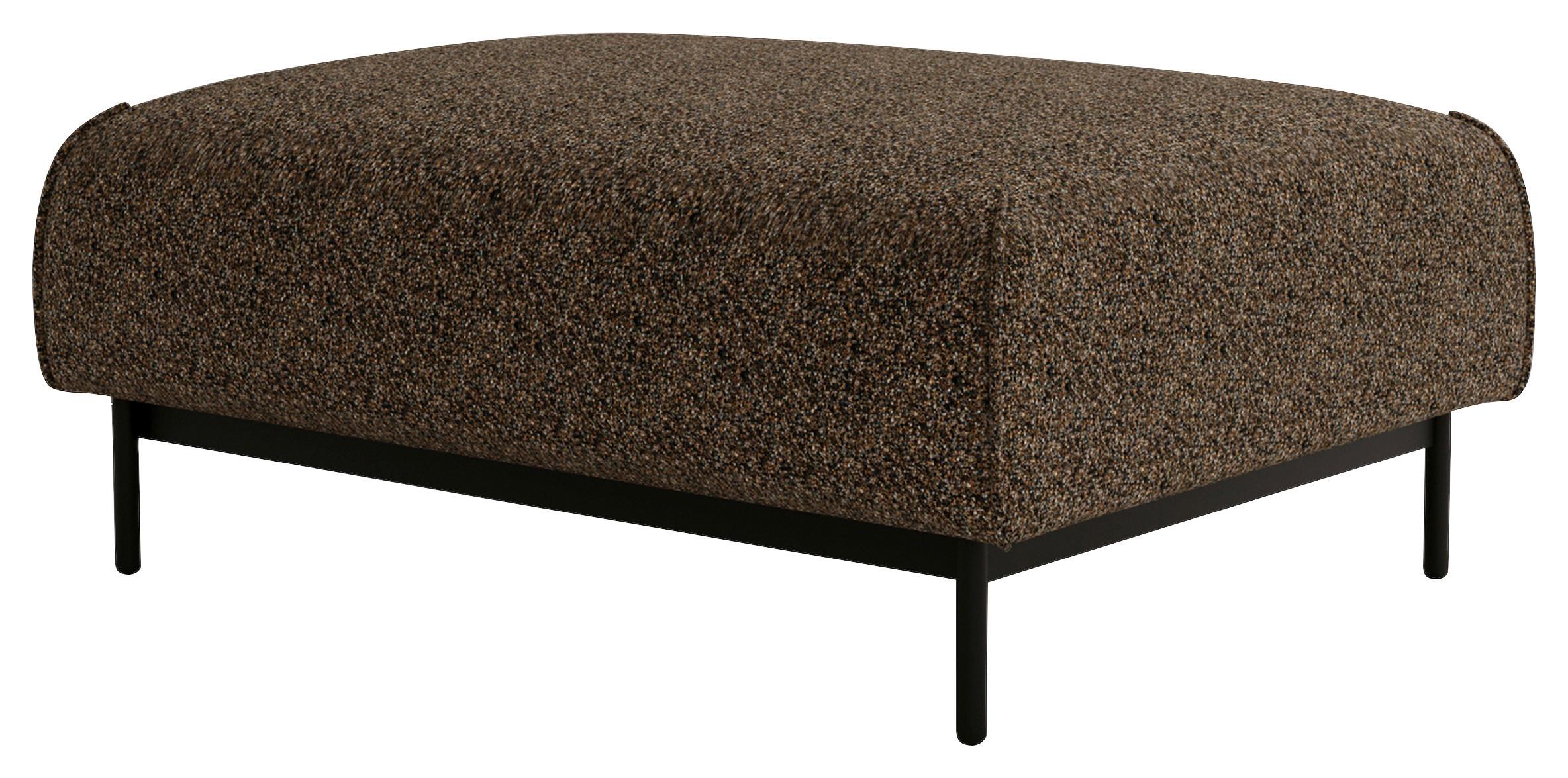 Bueno Braun B: 100 cm - Schwarz/Braun, Design, Textil (100/42/97cm) - Livetastic
