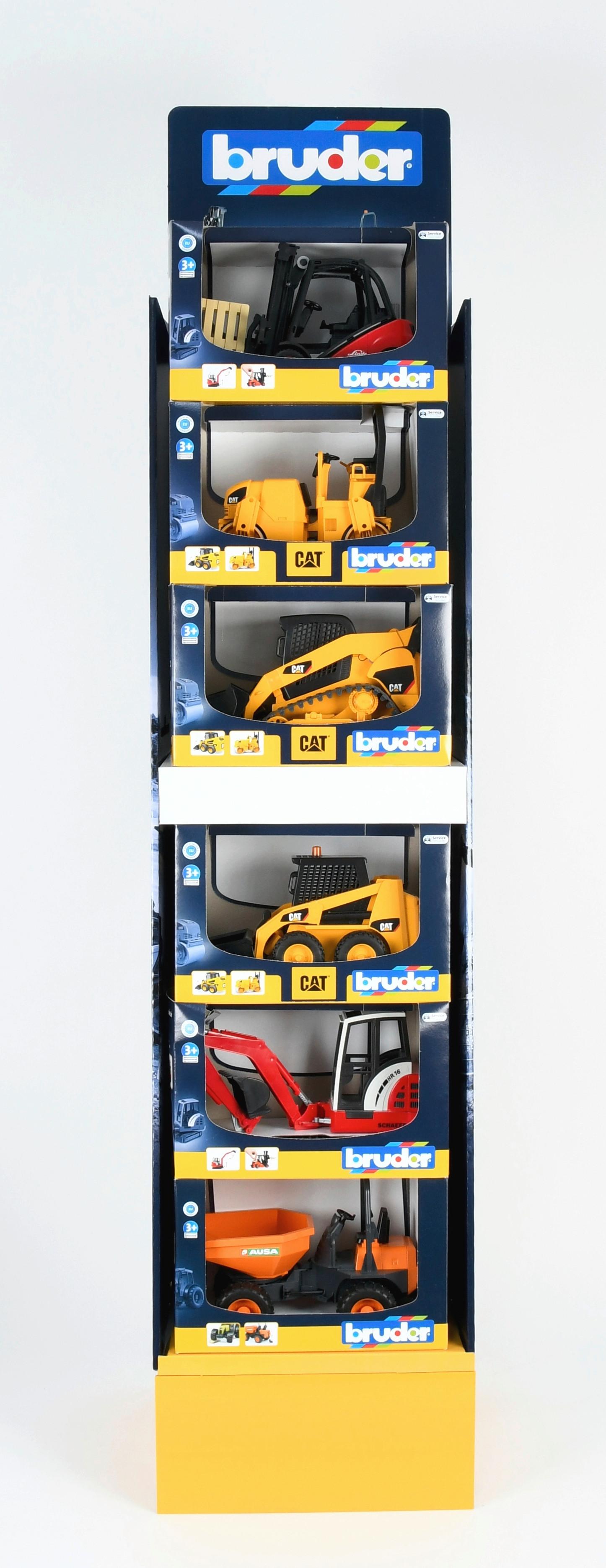 Spielzeugauto Bruder Baufahrzeuge - Gelb/Rot, Basics, Kunststoff (28/15/18cm) - Bruder