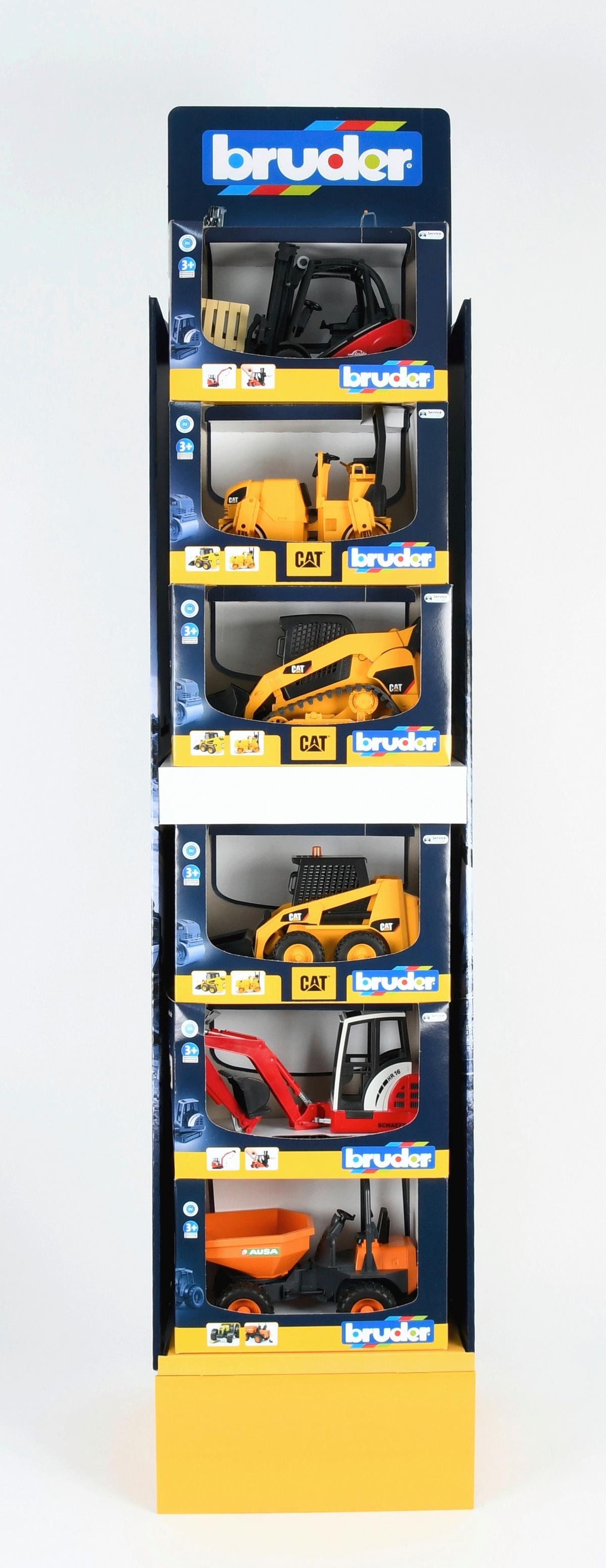 Gyerekjáték-jármű Bruder - sárga/fekete, Basics, műanyag (28/15/18cm) - Bruder