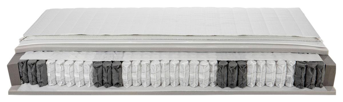 Taschenfederkernmatratze Scott Liegefläche: 140x200cm - Weiß, Textil (140/200cm) - Primatex