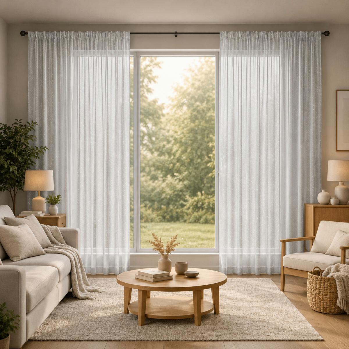 FERTIGVORHANG FELICIA - Weiß, MODERN, Textil (140/245cm) - Luca Bessoni