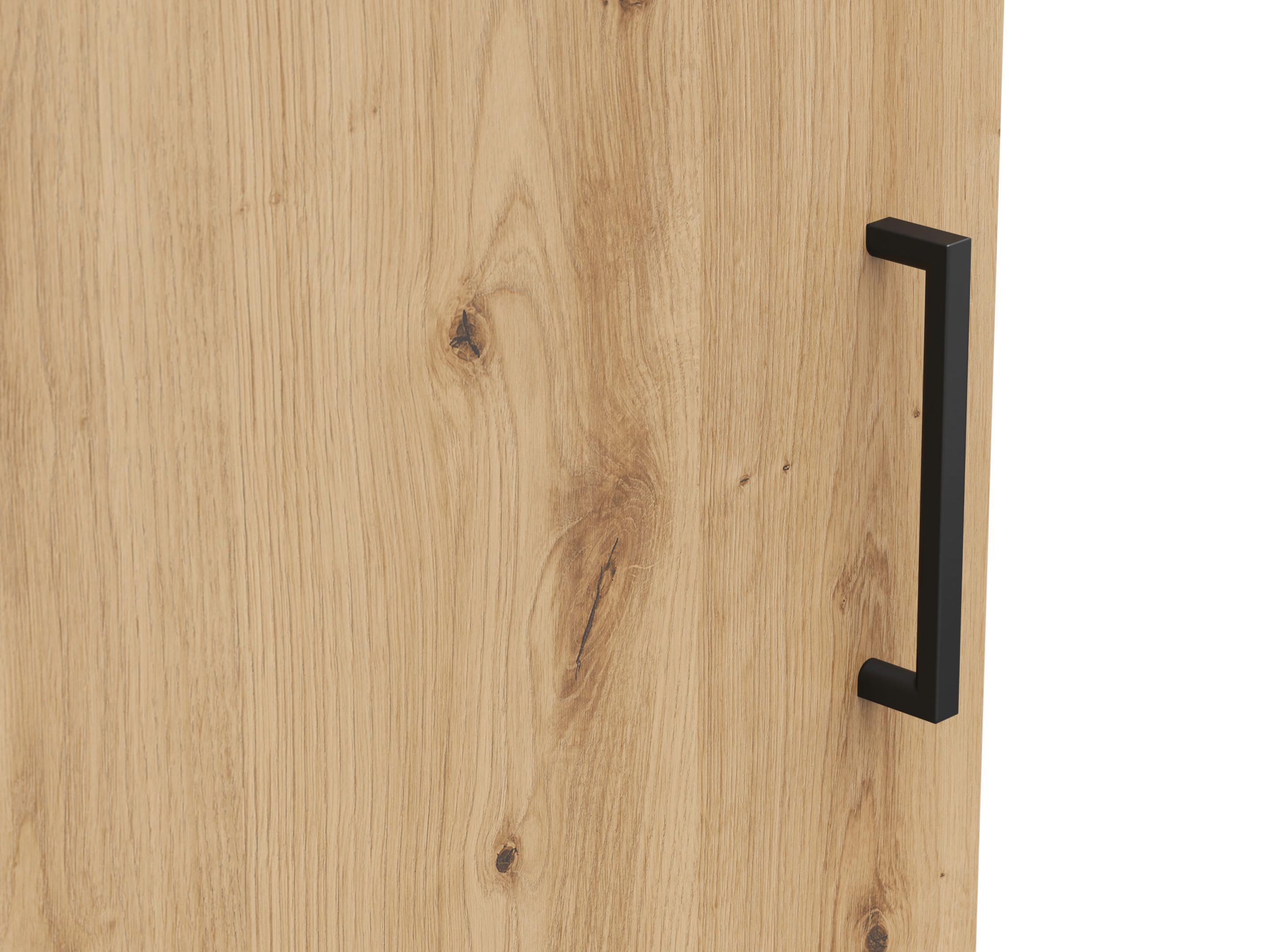Komoda CABINET - černá/antracitová, Moderní, kompozitní dřevo/plast (45/115/40cm)