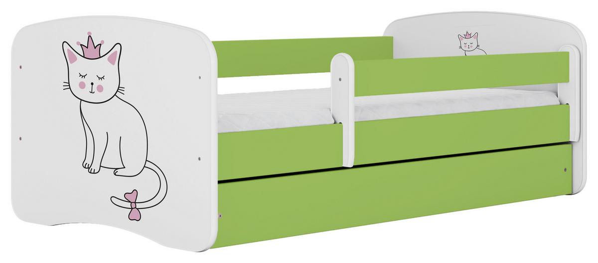 Kinder-/Juniorbett Babydreams inkl. Matratze 80x160 - Birkefarben/Weiß, MODERN, Holz/Holzwerkstoff (80/160cm) - MID.YOU