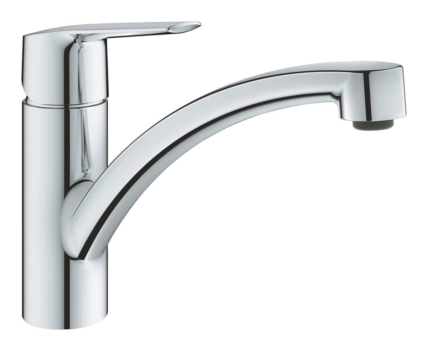 Waschtischarmatur Start Chrom H: 18,4 cm Schwenkbar - Chromfarben, Basics, Metall (18,4cm) - Grohe