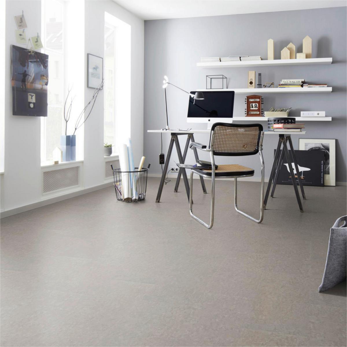 Designboden Steinoptik Greige Stärke 4,2mm - Greige, Basics, Kunststoff (60.5/30.48/0.42cm)