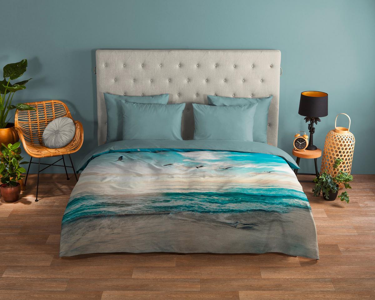 WENDEBETTWÄSCHE BRISA - Multicolor, Design, Textil (140/200cm)