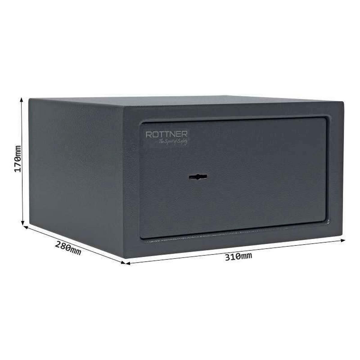 Tresor Jupiter2 - Anthrazit, KONVENTIONELL, Metall (31/17/28cm) - ROTTNER