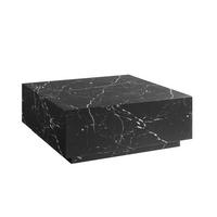 COUCHTISCH Schwarz L: 90 cm - Schwarz, Design, Holzwerkstoff (90/90/35cm) - Livetastic