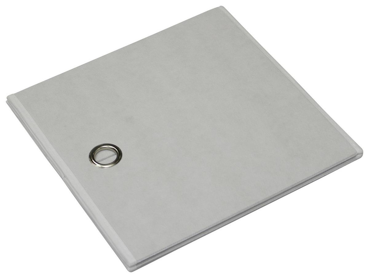 SKLÁDACÍ KRABICE CUBI - bílá, Moderní, kompozitní dřevo/textil (32/32/32cm)