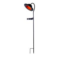 Solarleuchte Bowler - Schwarz, Basics, Metall (17 cm/15 cm /86 cm cm) - Näve