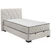 Boxbett Nagol B - Beige/Schwarz, MODERN, Holzwerkstoff/Textil (120/200cm) - MID.YOU