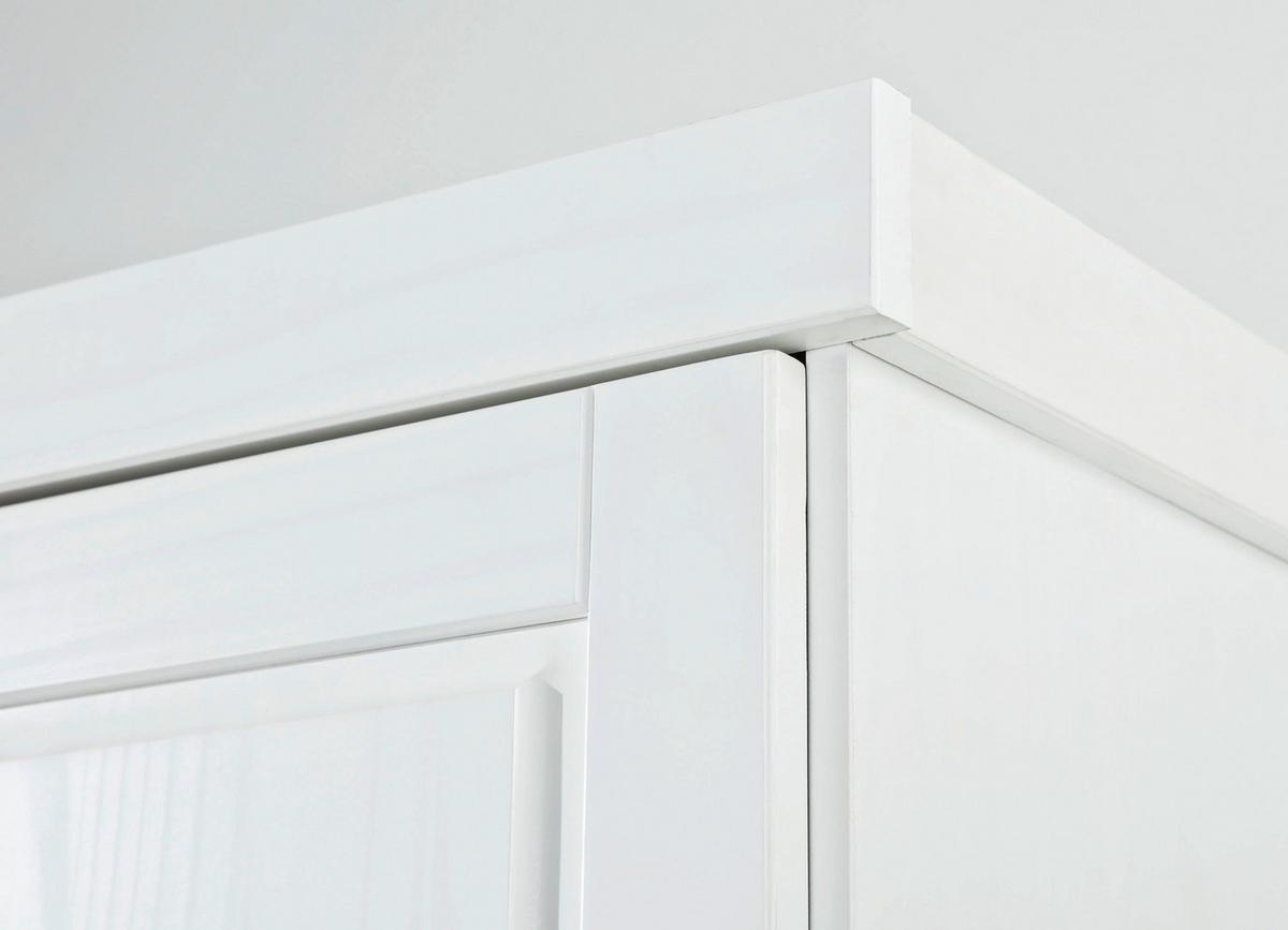 Kleiderschrank Magnus Weiss - Weiß, Basics, Holz (140/55/190cm) - MID.YOU