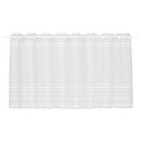 ZÁCLONA KRÁTKÁ THERESA - bílá, Romantický / Rustikální, textil (140/50cm) - Zandiara