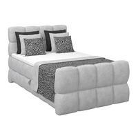 Boxspringbett Brisbane inkl. Bettkasten 140x200 - Champagner/Schwarz, Trend, Holz/Holzwerkstoff (140/200cm) - Sembella