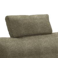 Opěrka hlavy LILLE, olivově zelený velur - olivově zelená, Moderní, textil (58/23/10cm) - Mömax