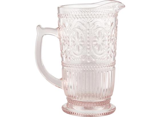 Džbán Skleněný St. Remy - růžová, Romantický / Rustikální, sklo (12-18/22,8cm) - Zandiara Džbán Skleněný St. Remy - růžová, Romantický / Rustikální, sklo (12-18/22,8cm) - Zandiara