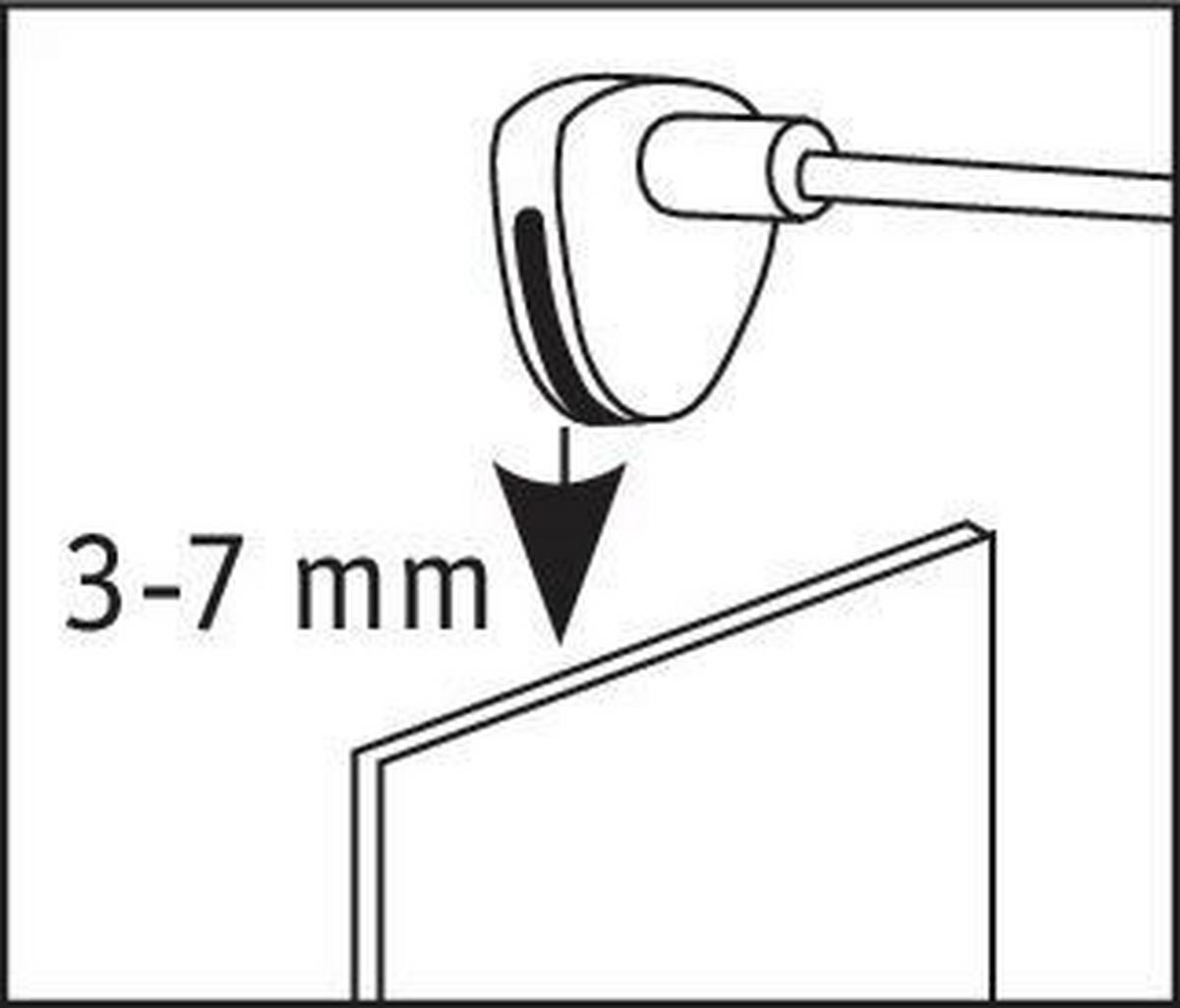 LED-Wandleuchte 1-Flammig Chromfarben Rund - Chromfarben, Design, Kunststoff/Metall (9,3cm) - Paulmann