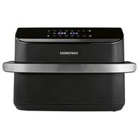 Heißluftfritteuse 2400W, 10 L 19171 - Silberfarben/Schwarz, Basics, Kunststoff/Metall (37/47/30cm)