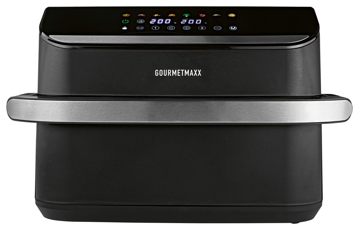 Heißluftfritteuse 2400W, 10 L 19171 - Silberfarben/Schwarz, Basics, Kunststoff/Metall (37/47/30cm)