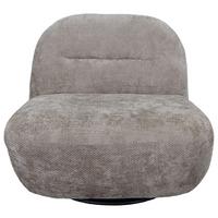Relaxsessel Bunty Hellbraun B: 85 cm - Hellbraun/Schwarz, Basics, Textil (85/74/85cm) - Livetastic
