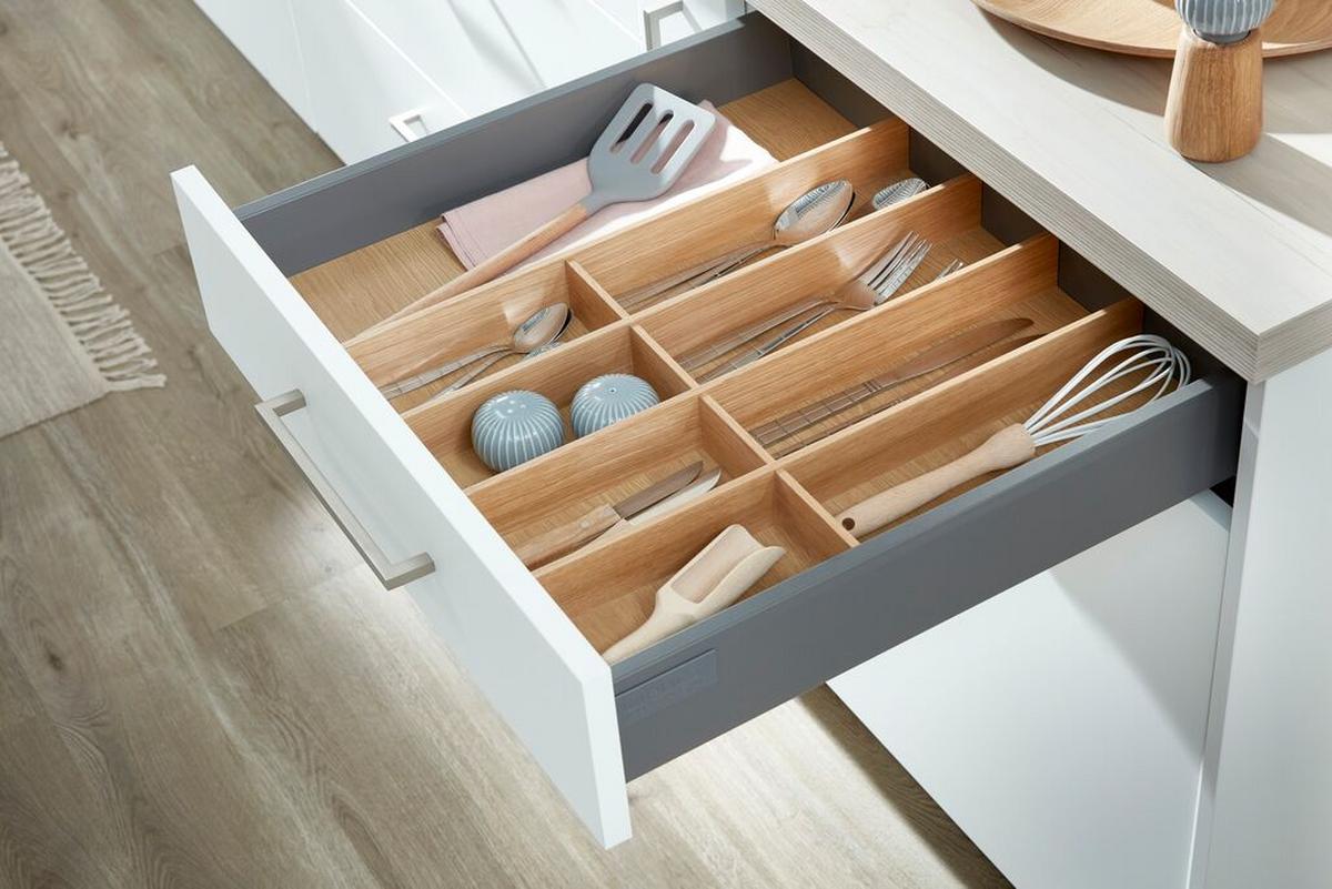 Einbauküche Ip3150 Frei Planbar Modernes Design - Anthrazit/Weiß, MODERN, Holzwerkstoff - Impuls