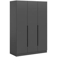 Drehtürenschrank Kopenhagen Anthrazit B: 120 Cm - Anthrazit, MODERN, Holzwerkstoff (120/181/52cm) - MID.YOU