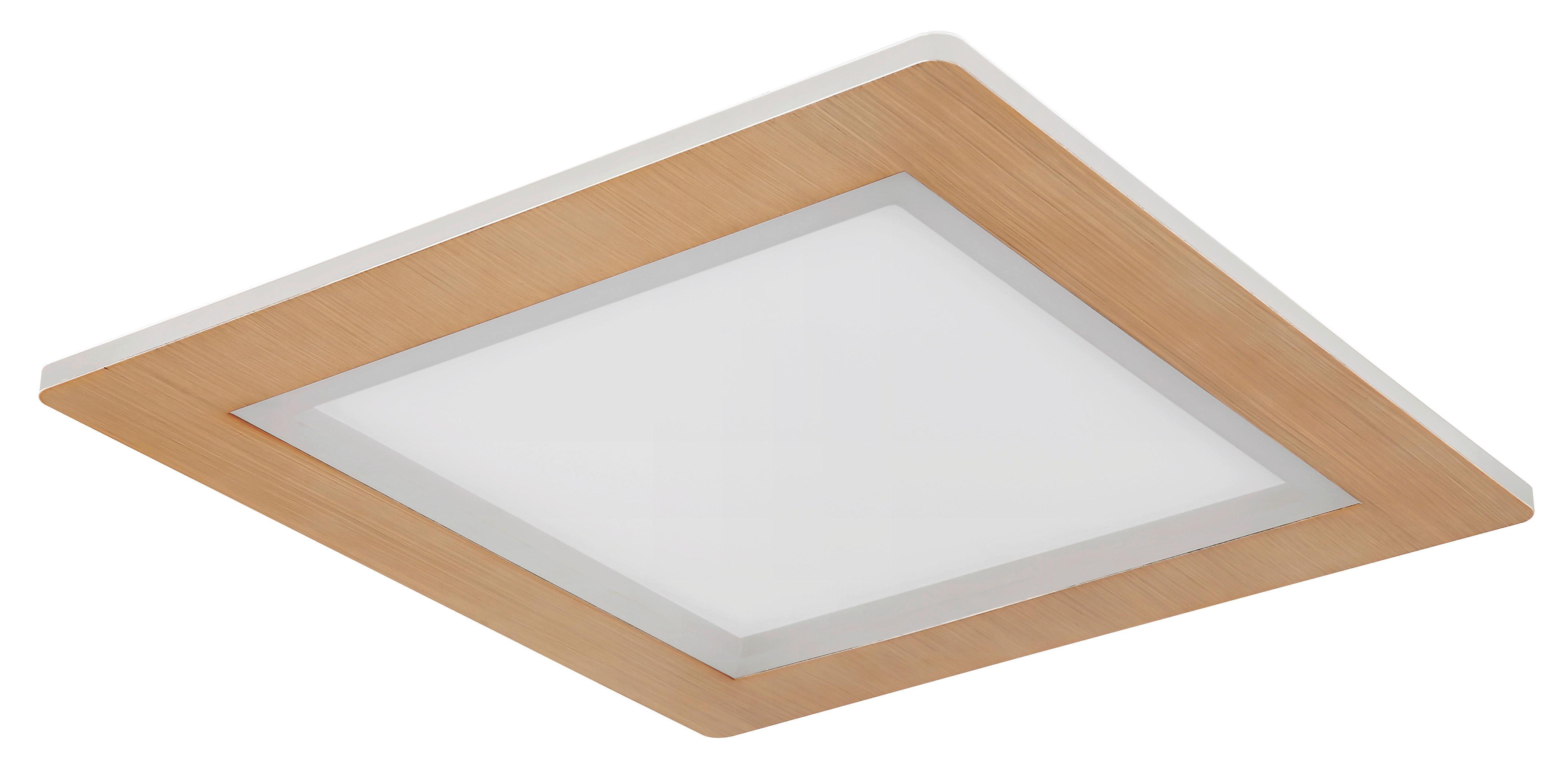 LED-Deckenleuchte 41767-30q - Opal/Weiß, Basics, Kunststoff/Metall (40/40/5cm) - Globo
