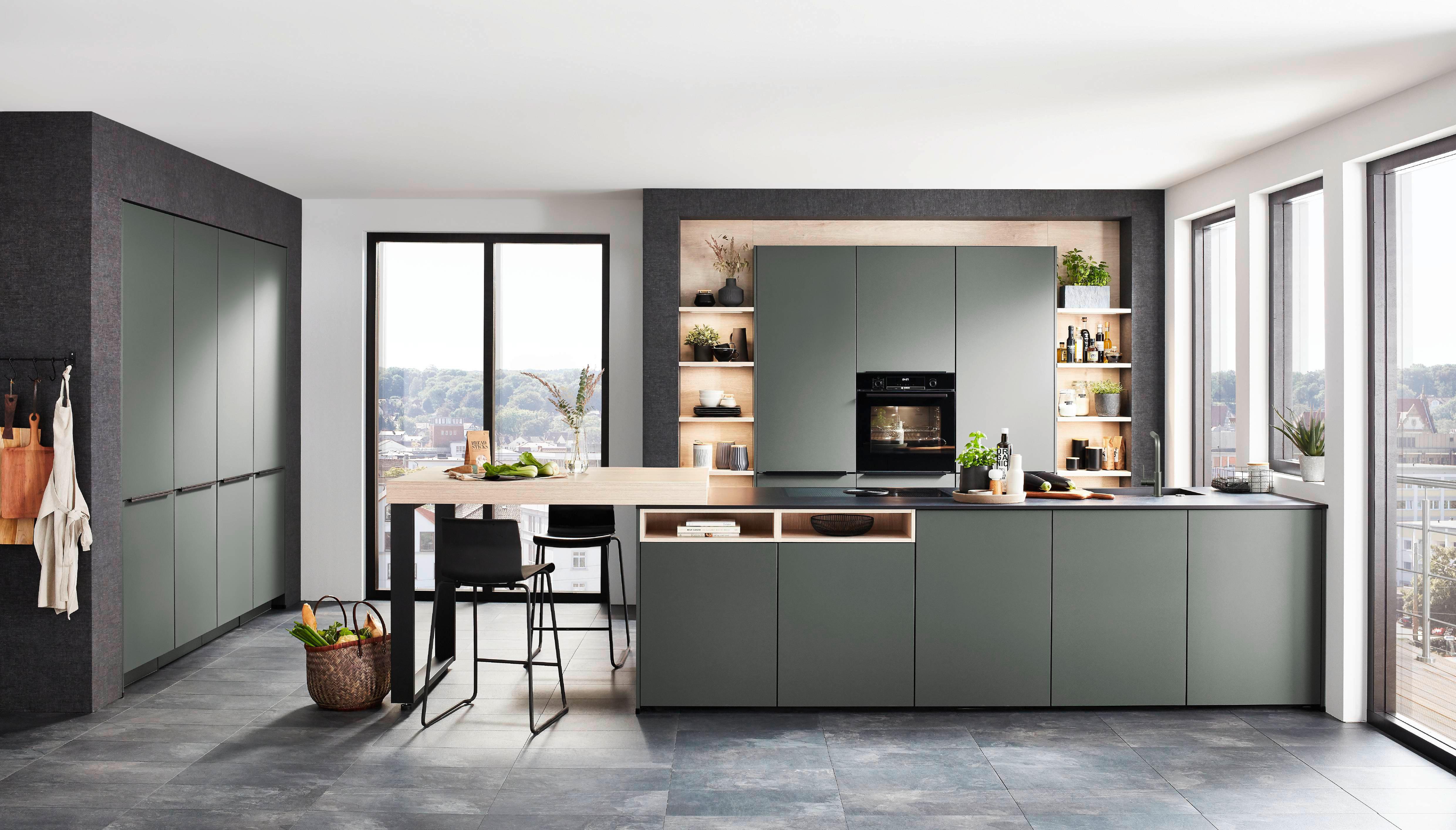 Einbauküche Eastbourne Frei Planbar Modernes Design - MODERN, Holzwerkstoff - Vertico