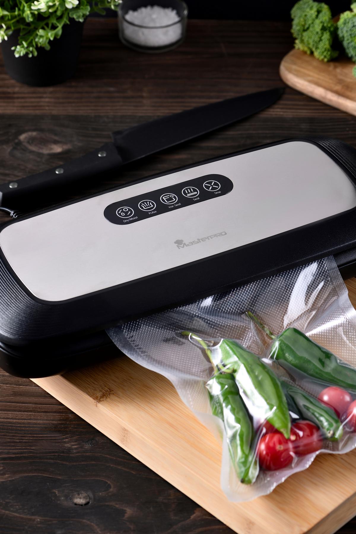 Folienschweißgerät Bgmp-9080 Kunststoff/Edelstahl - Silberfarben/Schwarz, Trend, Kunststoff/Metall - Masterpro