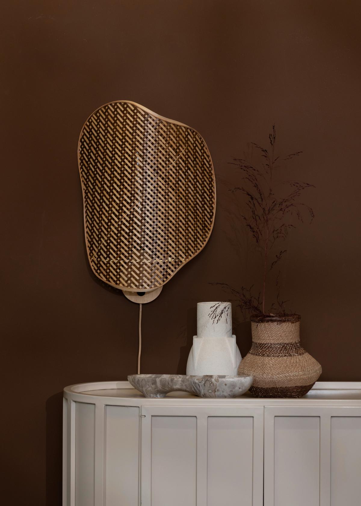 Wandleuchte Kinabalu - Naturfarben/Braun, Basics, Naturmaterialien (40/10/50cm) - Good & Mojo