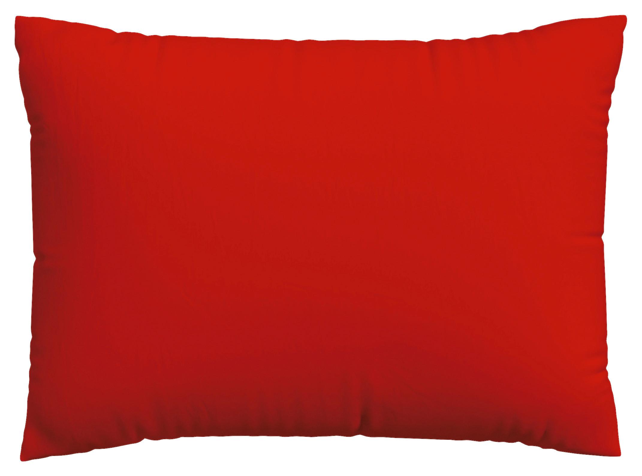 KOPFPOLSTERBEZUG WOVEN SATIN - Dunkelrot, Basics, Textil (60/80cm) - Schlafgut