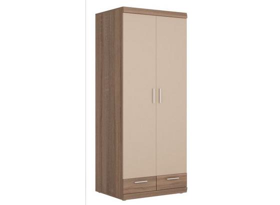 Ruhásszekrény Imperial - pezsgő szín/trüffel tölgy dekor, konvencionális (80/195/38cm) Ruhásszekrény Imperial - pezsgő szín/trüffel tölgy dekor, konvencionális (80/195/38cm)