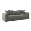 Bigsofa Cowboy - Schwarz/Grün, MODERN, Textil (280/72/109cm)