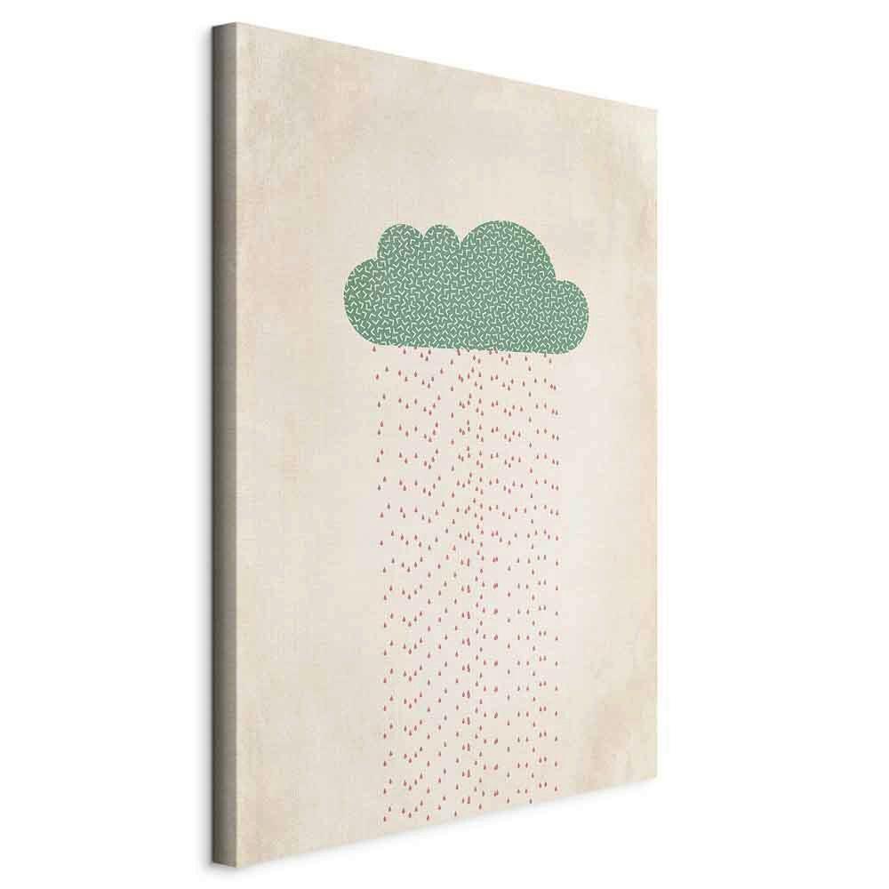 Leinwandbild Candy Creme Mintgrün B: 60 cm