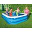Kinderschwimmbecken Blue Rectangular Family Pool - Blau/Weiß, KONVENTIONELL, Kunststoff (262/175/51cm) - Bestway Kinderschwimmbecken Blue Rectangular Family Pool - Blau/Weiß, KONVENTIONELL, Kunststoff (262/175/51cm) - Bestway