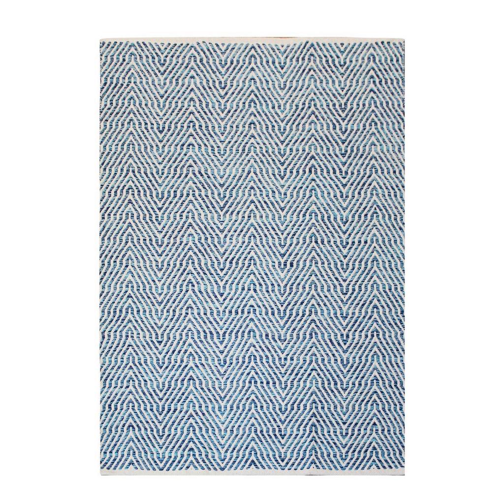 Flachwebteppich Aperitif Blau, 160x230 cm