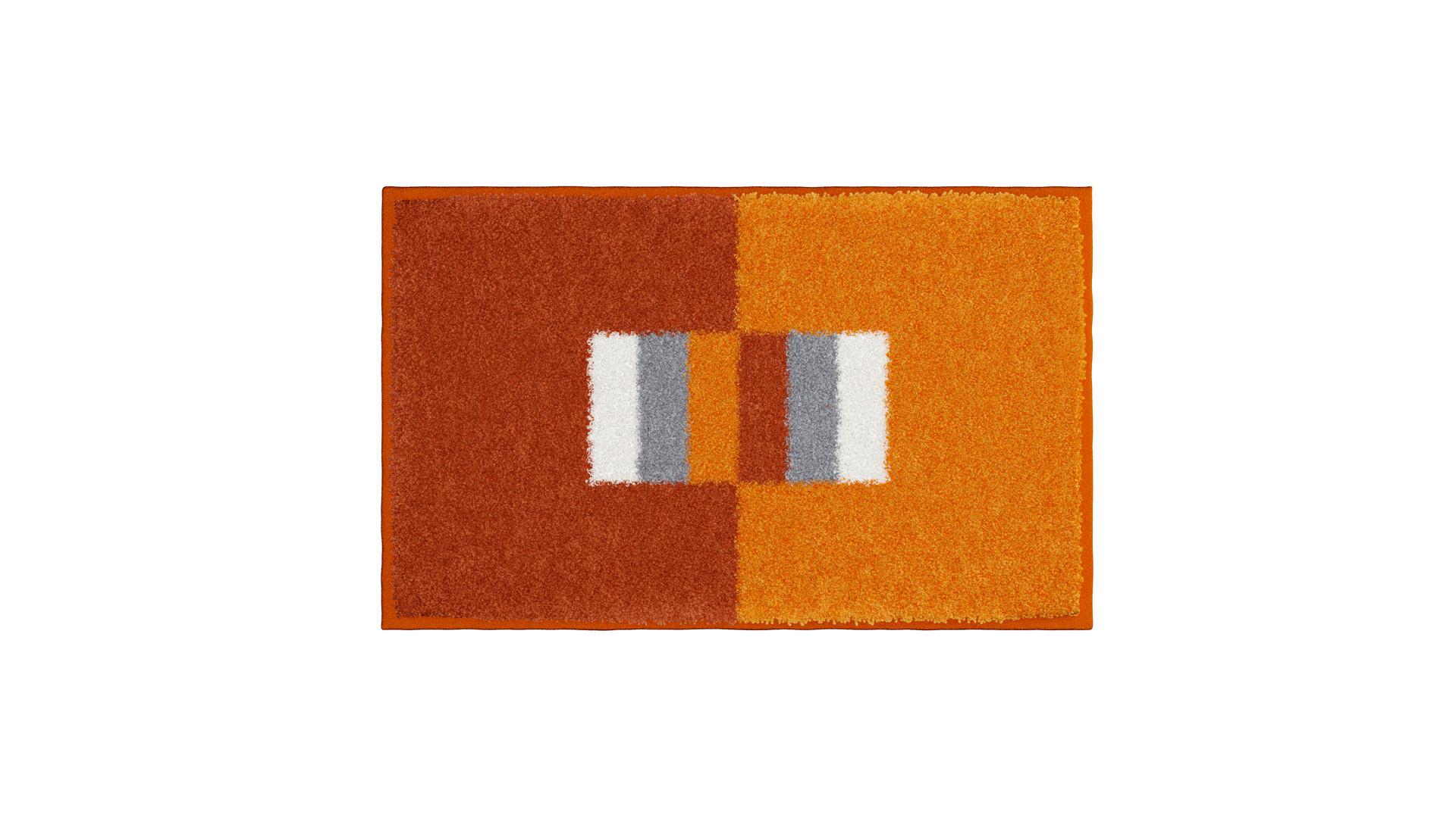 Badematte Capricio - Orange, Basics, Textil (50/80cm) - Grund