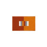 Badematte Capricio - Orange, Basics, Textil (50/80cm) - Grund
