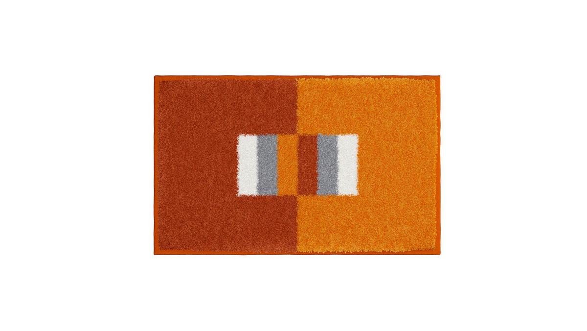 Badematte Capricio - Orange, Basics, Textil (50/80cm) - Grund