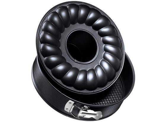 Springform 3966 - Schwarz, KONVENTIONELL, Metall (24/24/9,3cm) - Zenker Springform 3966 - Schwarz, KONVENTIONELL, Metall (24/24/9,3cm) - Zenker