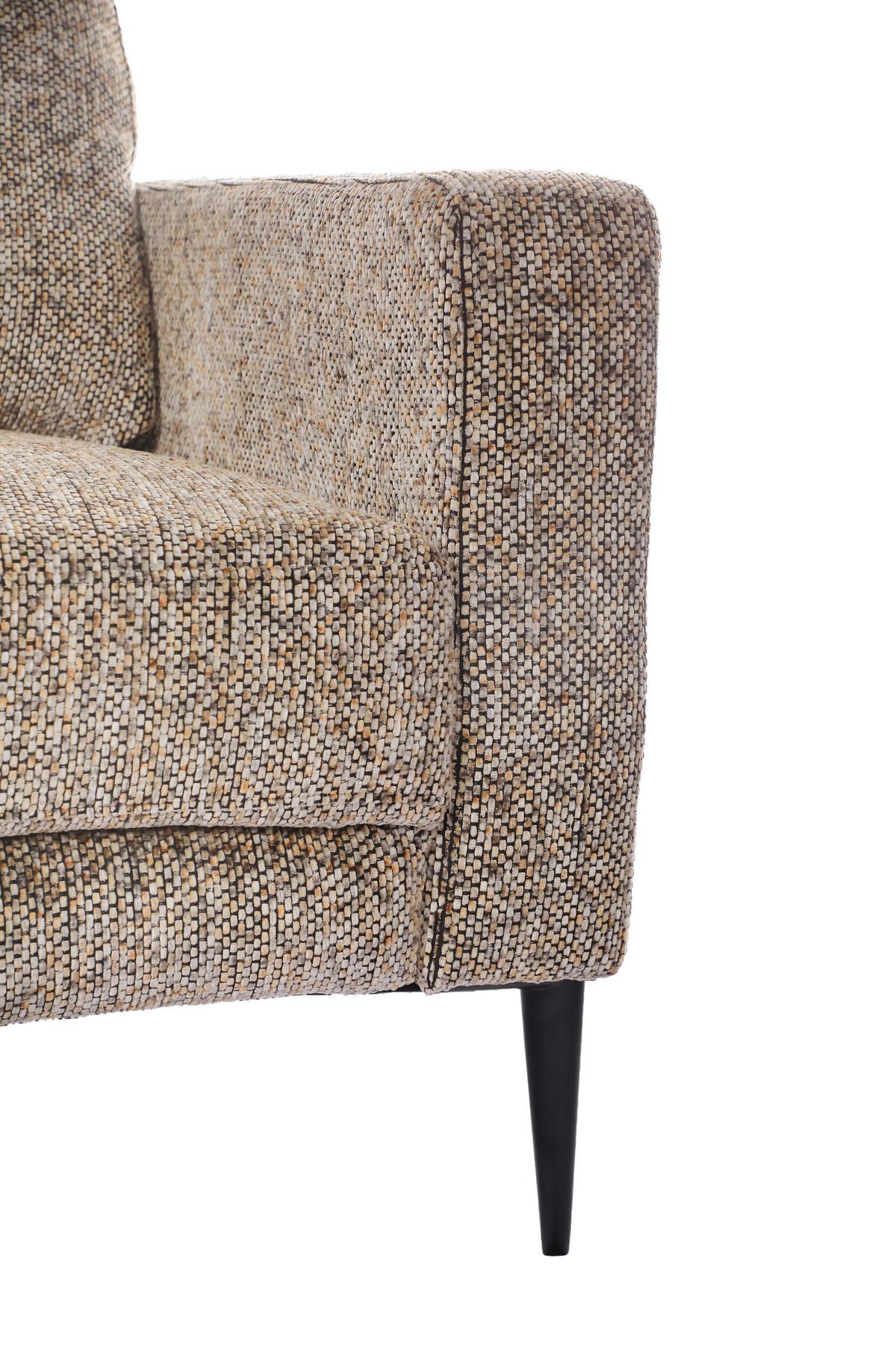 3-sitzer-sofa Parma Multicolor B: 208 Cm - Multicolor/Schwarz, Basics, Holz/Textil (208/83/151cm) - Livetastic