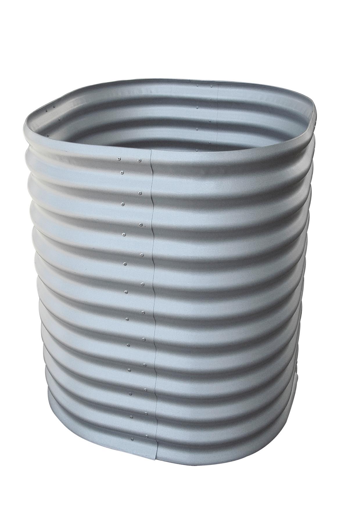 Hochbeet Stahl Vita 82,1x85,8x82,1 cm Alufarben - Alufarben, Basics, Metall (82,1/85,8/82,1cm)