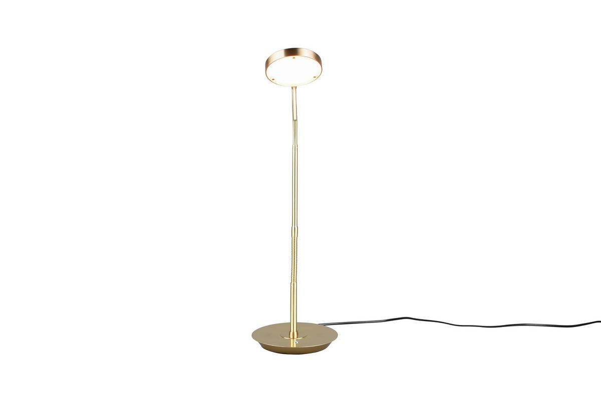 Led-schreibtischlampe Dimmbar Messingfarben 4-Fach Schaltbar - Basics (57/19/46cm) - Trio Leuchten