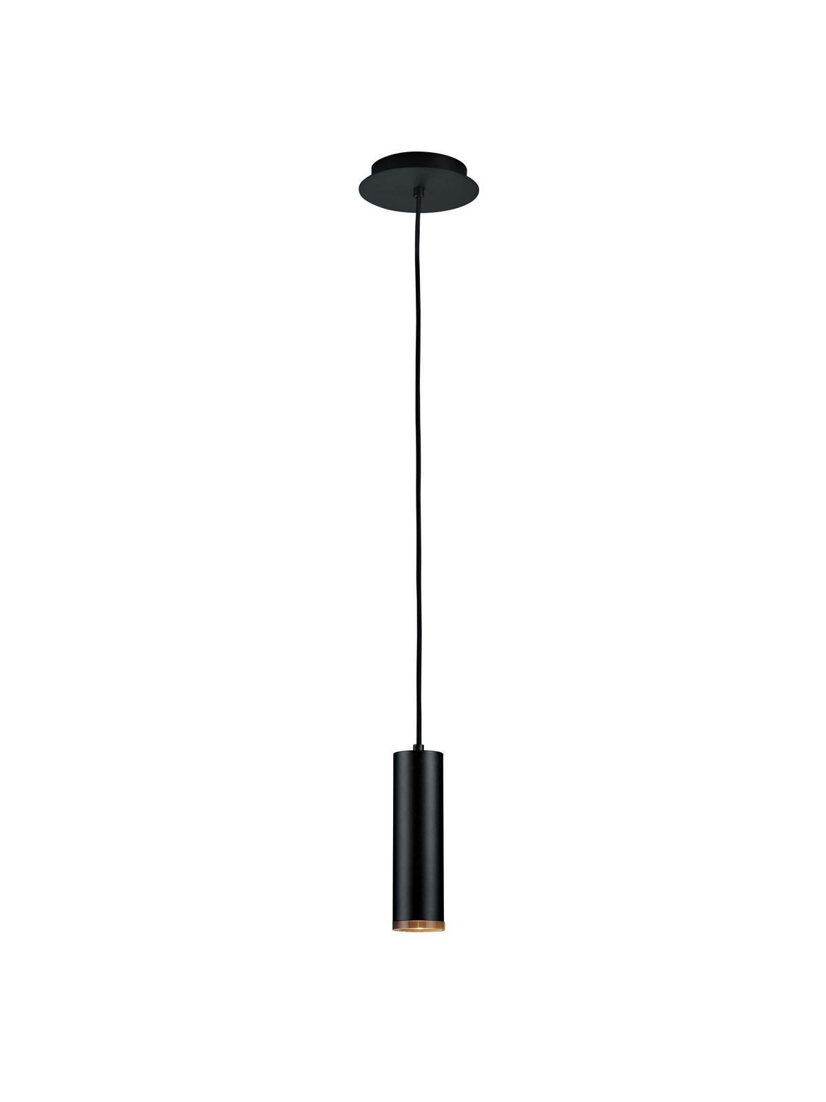 Hängeleuchte 20526/1-06 - Schwarz, Design, Metall (10/150cm) - Hell