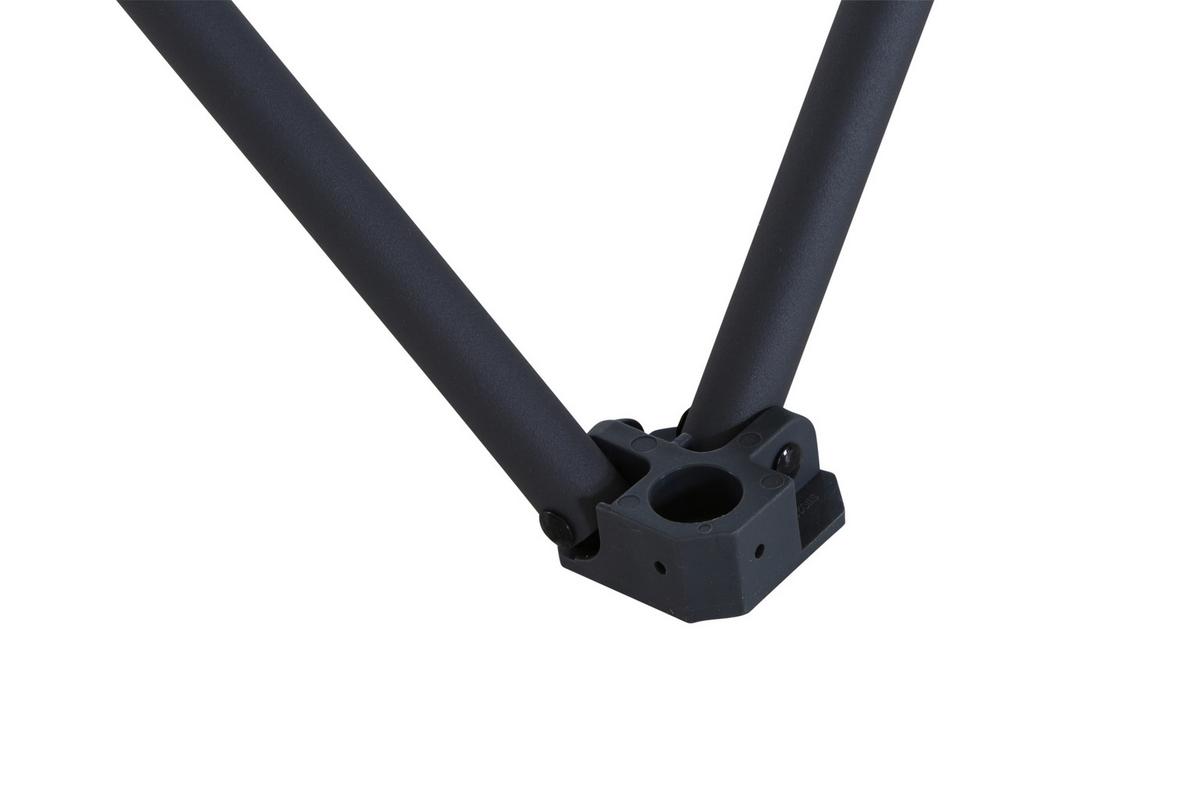 Campingsessel Faltbar M51747 mit Tragetasche - Anthrazit/Grau, KONVENTIONELL, Textil/Metall (90/96/61cm) - Siena Garden