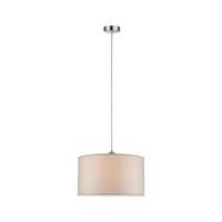 Hängeleuchte Tessa H: 110 Cm 1-Flammig, Dimmbar - Creme, Design, Textil/Metall (45/110cm) - Paulmann