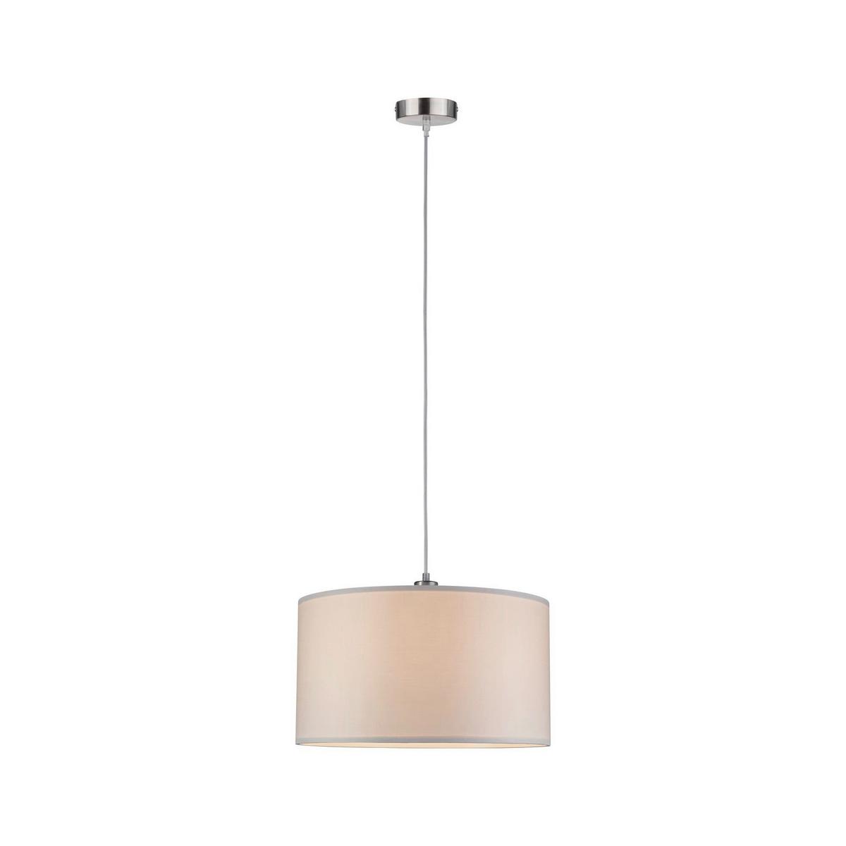 Hängeleuchte Tessa H: 110 Cm 1-Flammig, Dimmbar - Creme, Design, Textil/Metall (45/110cm) - Paulmann