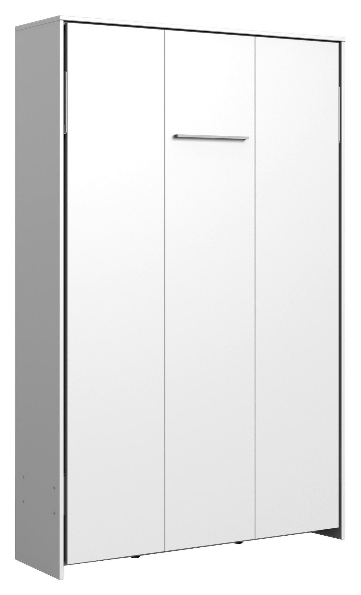 Schrankbett Juist - Weiß, KONVENTIONELL, Holz/Holzwerkstoff (120/200cm) - MID.YOU