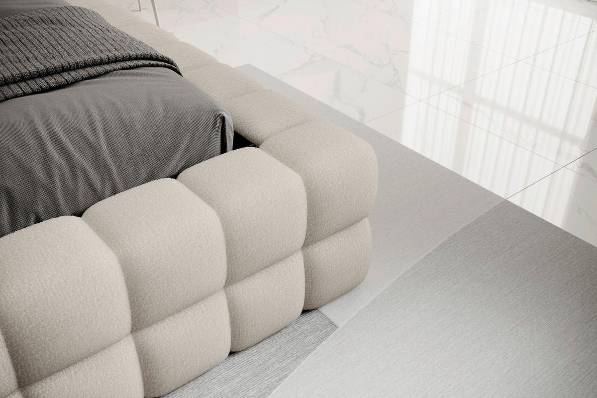 Polsterbett Dizzle Taupe Lf: 180x200 cm - Taupe/Schwarz, MODERN, Holz/Textil (180/200cm) - MID.YOU
