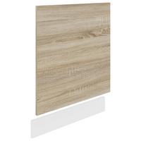 Geschirrspülerfront Esilo Weiß/Eiche Dekor B: 60 cm - Weiß/Sonoma Eiche, KONVENTIONELL, Holzwerkstoff (60/67/2cm) - MID.YOU